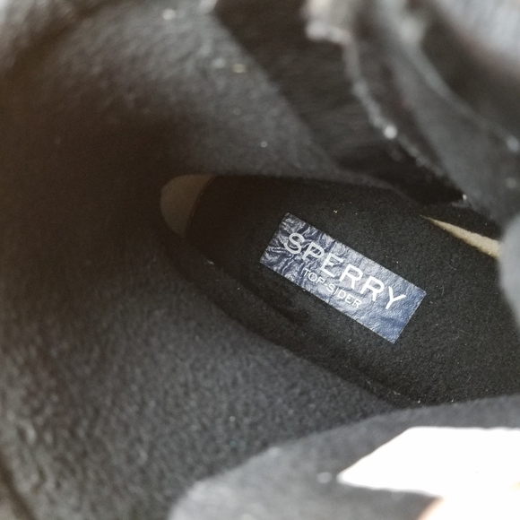 Sperry Duck Rain Boots Women's 7M Black Syren Gulf Quilted Waterproof STS85251 - Picture 6 of 12